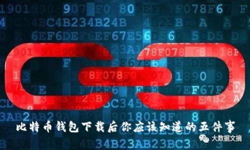 比特币钱包下载后你应该知道的五件事