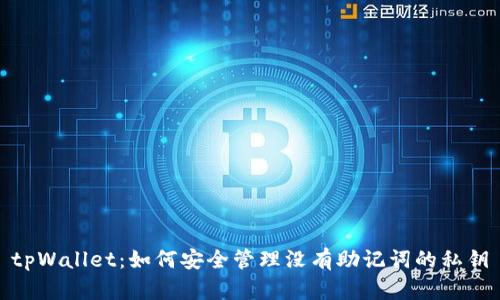 tpWallet：如何安全管理没有助记词的私钥